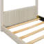 Lit simple en velours avec une finition beige - Améliorez votre chambre en créant un espace amusant pour