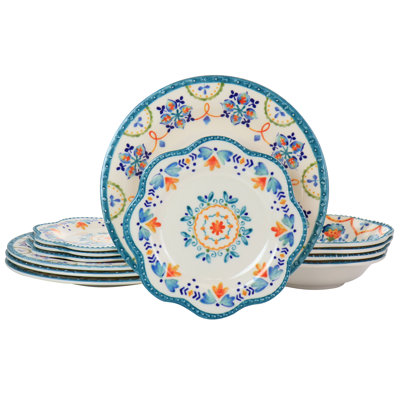 Kerrville Piece Melamine Dinnerware Set - Service for 4