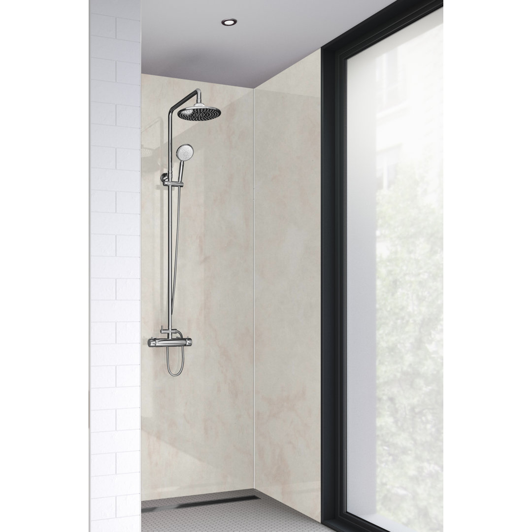 120mm W x 242mm H Decorative Wall Panel with Glass