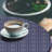 Bungalow Rose Indigo Blue Fitted Round Tablecloth 40"- 44" Diameter White-527980051