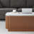 39.4" Modern Fluted Storage Coffee Table with Faux Marble Top-1690271214