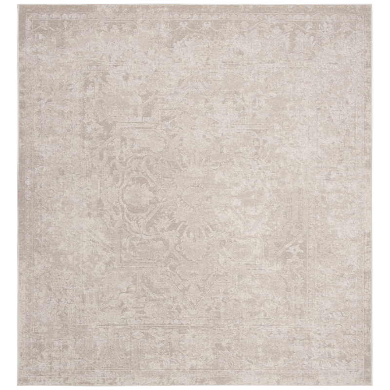 Reflection Oriental Area Rug In Creme / Ivory, Rectangle 183 x 274 cm