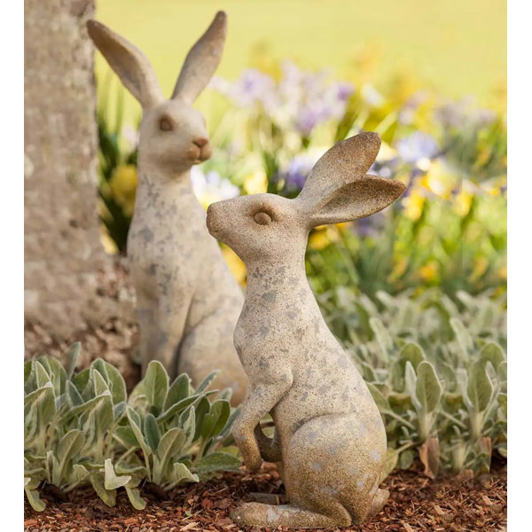 Wind & Weather Tall Sitting Bunny Statue & Reviews | Wayfair