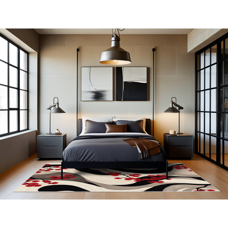 Tapis Harmony In Bloom, Rectangle 2 pi x 3 pi