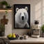 Polar Bear Portrait Modern - Print-136726560-136726559