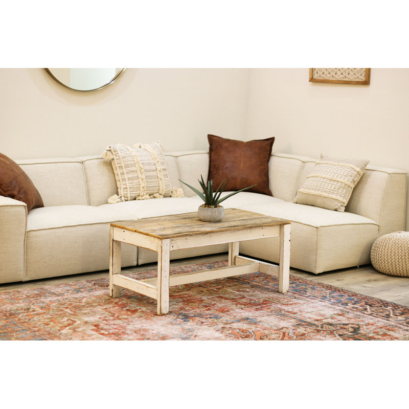 Adaryll Solid Wood Top Single Coffee Table