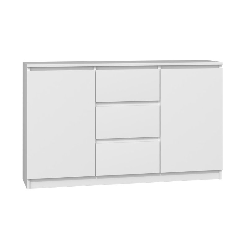 Lecuyer 3 Drawer Chest, White