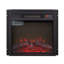 Foyer électrique encastrable 18 po 1400 W 120 V, support stable, conception multifonctionnelle