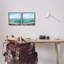 «Rocky Coastal Ocean Waves» par Grace Popp - Ensemble de 2 peintures sur bois-144559773-144559774
