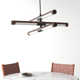 Aimee 6 Light Metal Dimmable LED Chandelier