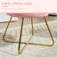 Velvet-Feel Lotus Petal Accent Chair --494687098