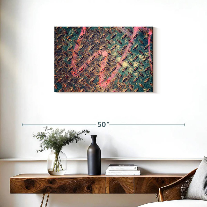 Kerner Abstract Metal Plate