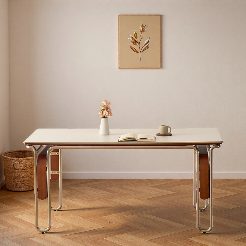 Retro Slate Dining Table, 29.53"H x 70.87"L x 31.5"W