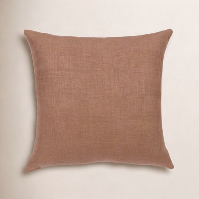 Linen Throw Square Pillow Cover