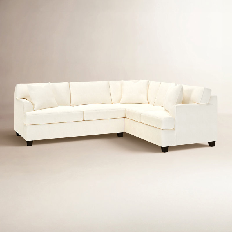 Conradina Upholstered L-Shaped Sectional, Beat, Right Hand Facing