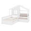 Lit simple avec canapé et tablette-651753072