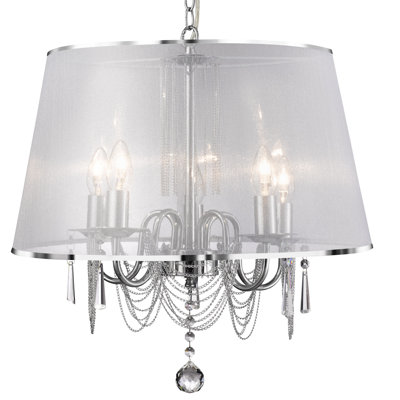 Alyson 5 - Light Drum Chandelier