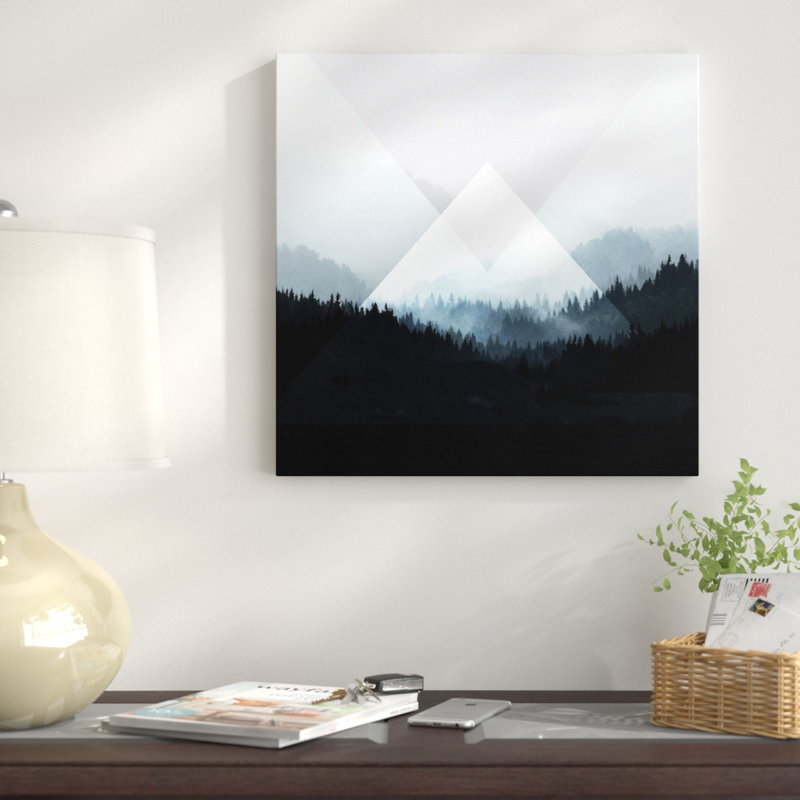« bois v. z », impression sur toile, H 12 po x l 12 po x P 0,75 po