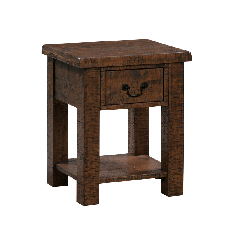 Deloris Solid Wood End Table
