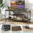 There Are Installation Videos And Scene Videos. TV Socket And LED Light - TV Stand TV Up To 55 " Small Unit Modern TV Console Suitable For Living Room And Bedroom