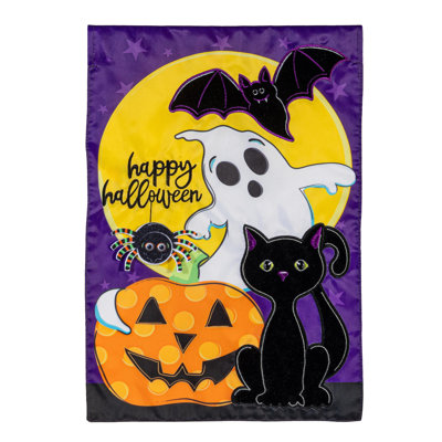 Drapeau d'Halloween amis du jardin d'Halloween