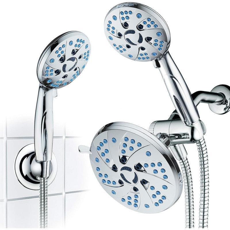 Dual Shower Head 2.5 GPM GPM, Chrome
