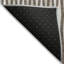 Tapis intérieur / extérieur géométrique lavable brun et ivoire 8 pi x 10 pi