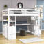 Lit mezzanine pour enfant avec tiroirs Casandra-741102663-741102681
