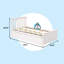 Lit plateforme en bois massif avec lit gigogne Boling par Harriet Bee-204829294-134855718