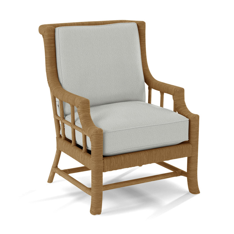 Fauteuil Lafayette, Miel, Noir géométrique 0425-81