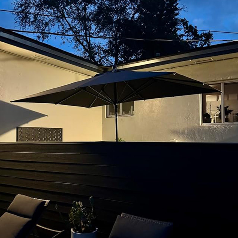 Parasol gris 72 po x 108 po, Gris