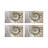 Nautilus Pearl Pebble Vegan Leather Rectangle Placemat