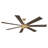 72" 7 - Blade Windmill Large Ceiling Fan without Lights with Remote Control-248772308