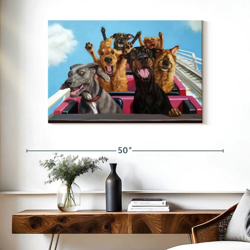 Brampt Thrill Seekers, 26" H x 39" W
