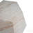 Outdoor/Indoor Concrete Side Table, Hexagonal Round Travertine Accent Table With Durable And Stylish Design