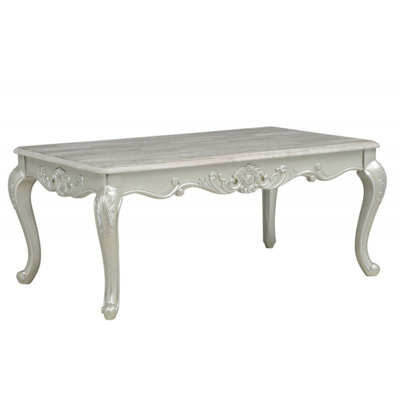 Table basse Traditional, Blanc antique