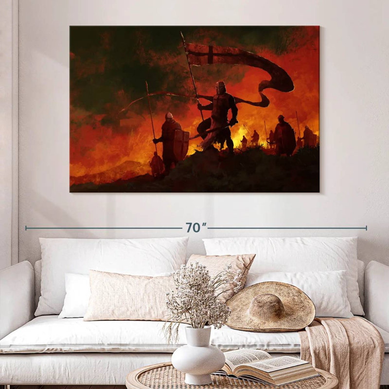 Keiri Medieval War, 34" H x 51" W