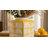 Geometric Ceramic Table Jar with Lid for Home Decor - Decorative Patterned Tall Jar for Shelf Styling, Console Display, and Tabletop Accent-86741833-86741826