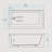 60" Acrylic Alcove Soaking Tub, Rectangular Bathtub with Integral Apron & Brushed Nickel Drain-119761723