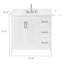 Meuble-lavabo en bois massif 36 po avec assemblage US Power-1145100940