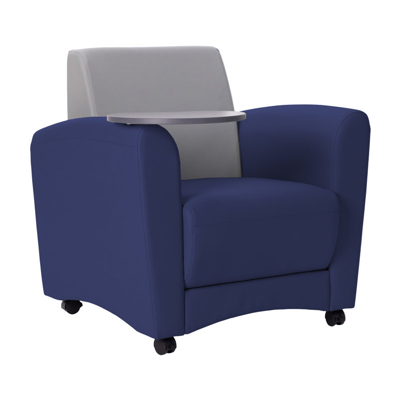 Chaise rembourrée Pro Series, Gris / bleu marine / Strandz cosmique