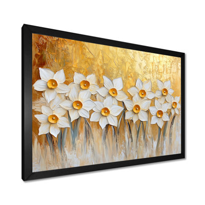 Impression sur toile «Golden Harmony Of Daffodils In Summer I»