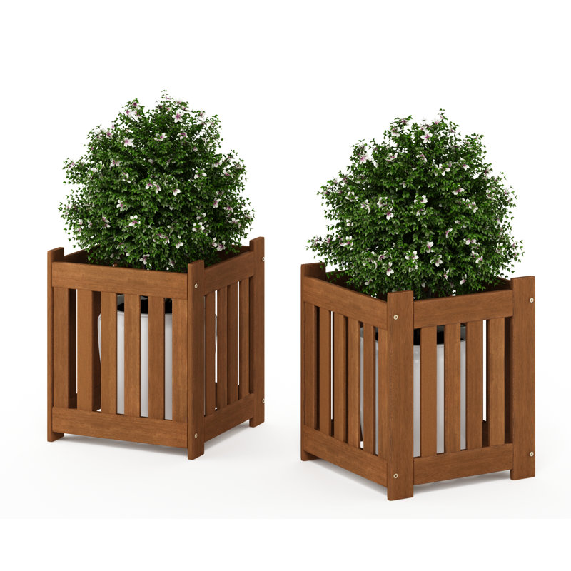 Boîte à fleurs en bois Dillan, 2