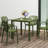 Jackqueline 31.5" Outdoor Square Dining Table With Metal Frame-111463082