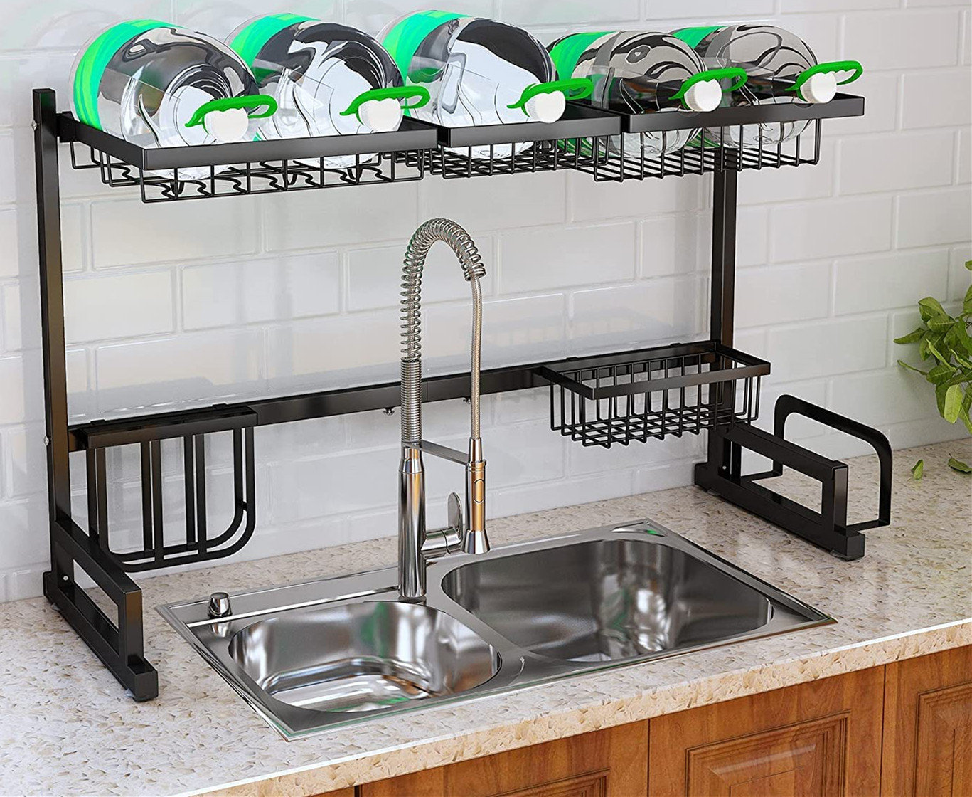 MyGift Expandable over the Sink Dish Rack & Reviews