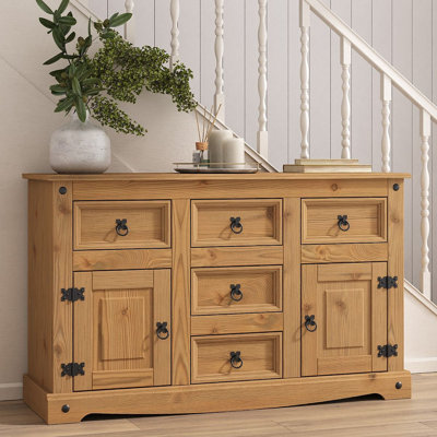 Tawanna 125cm Solid Wood Sideboard