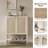 Pomodoro Boho Shoe Cabinet with Adjustable Shelves-542316331-561478555
