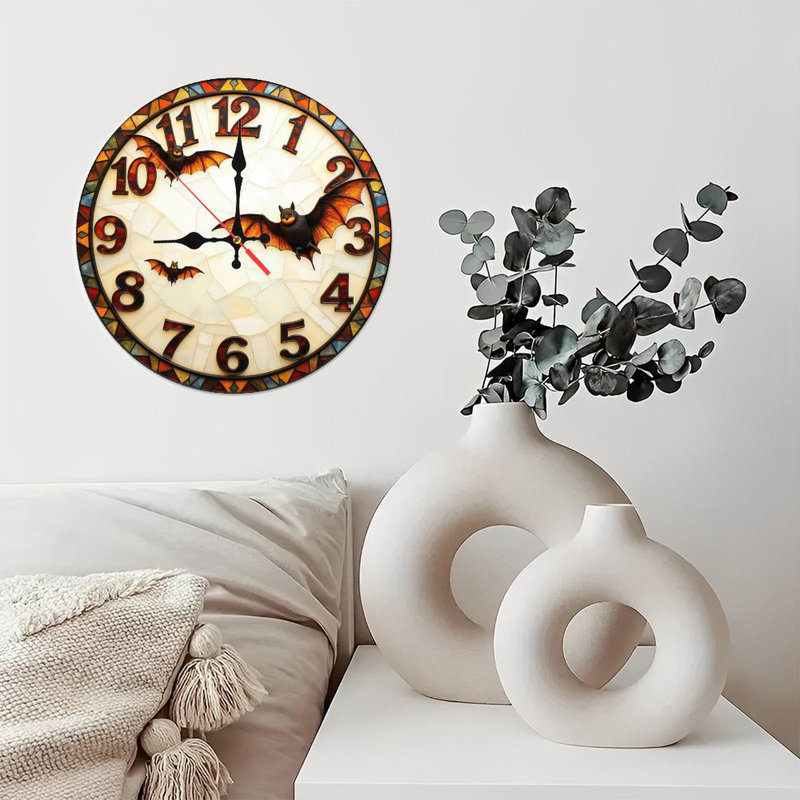 Horloge murale Bat