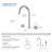 Circular X Widespread Bathroom Faucet 3 Hole, 2-handle Bathroom Sink Faucet with Drain Assembly-92578035