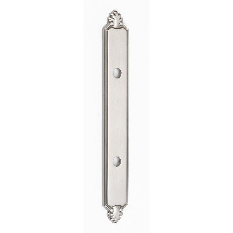 Bella Brass Back Plate, Satin Nickel